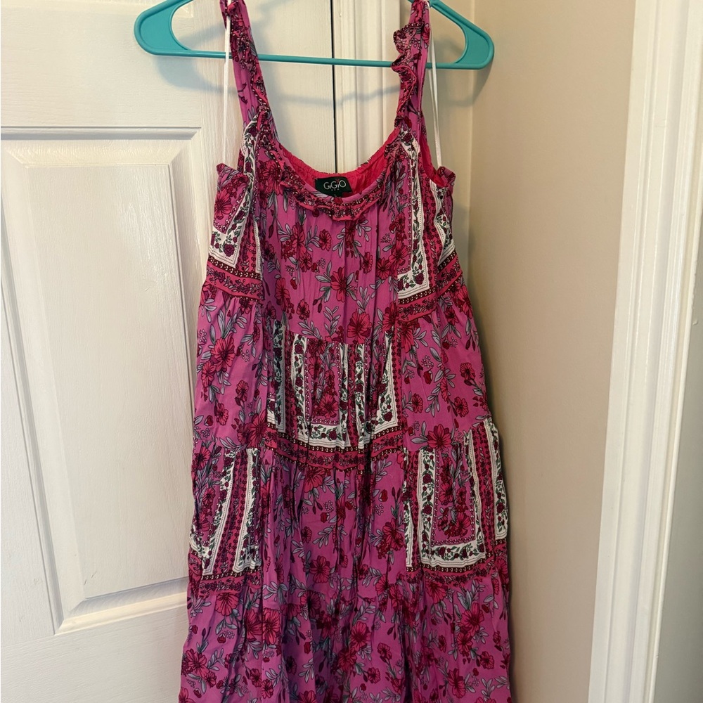 Pink Floral Sundress